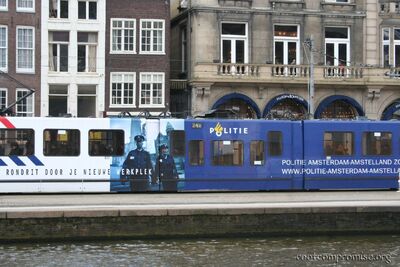 Advertising your city police.