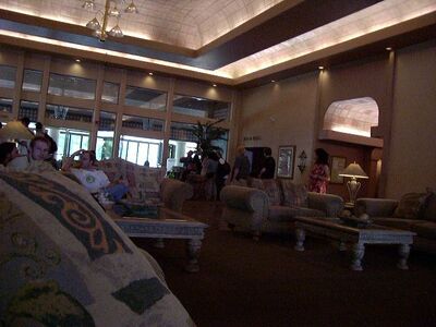 The AP lobby.
