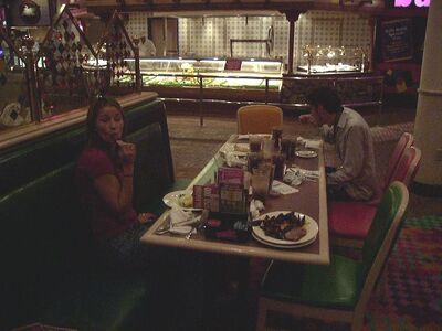 Dinner at the Rio.