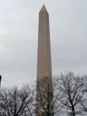 The Washington Monument.