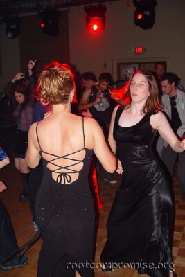 Cuttin' a rug.