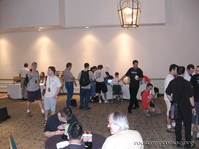 Another shot of the defcon contest area.