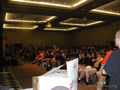 The crowd.