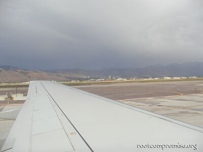 Nothing.  But we eventually got to Salt Lake City alive and well.  Defcon's over.