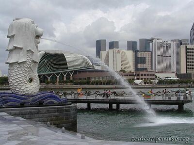 Last picture of Singapore.  I left for the airport right after this.
