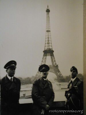 Apparently Hitler liked that shot of the Eiffel Tower I took as well.