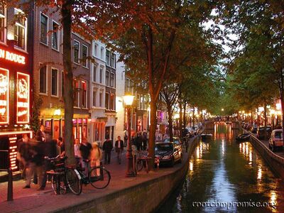 Amsterdam Red Light District.