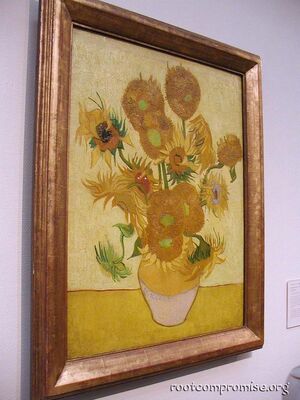 Van Gogh's Sunflowers.