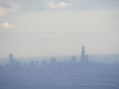 Hazy Chicago.