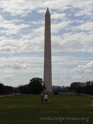 The Washington Monument.  You see it everywhere.  I took tons of pics of it.