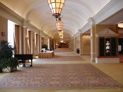 The hall.