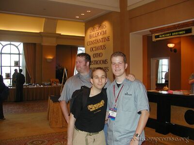 Me and Jay Beale. kampf in the background.