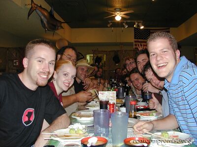 Most of the crew.