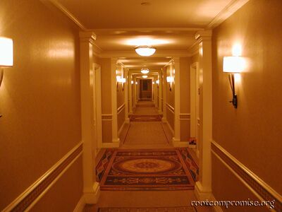 Caesar's hallway.