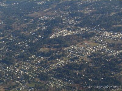 Washington State from above.