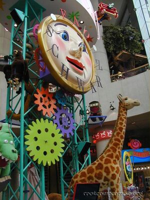 Inside FAO Schwartz.