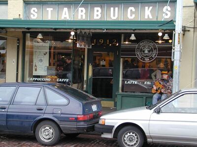 The first Starbucks ever.  Store #1.