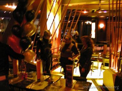 At Quark's bar at the Las Vegas Hilton.