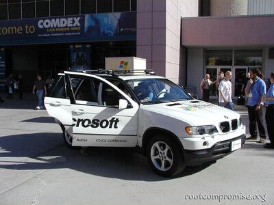 The Microsoft car.  Gives new meaning to the term "crash".
