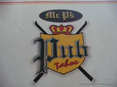 Where we went for lunch.  Good Rueben sandwich.