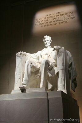The man himself, Abraham Lincoln