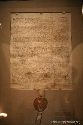 The Magna Carta.