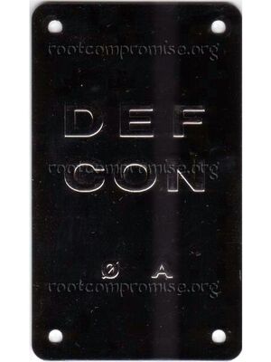 Defcon 10 Human Badge.
