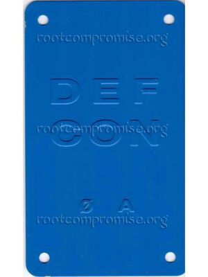 Defcon 10 Press Badge.