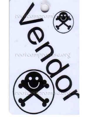 Defcon 10 Vendor Badge.