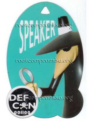 Defcon 12 Speaker Badge.