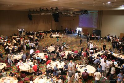 The contest area from a skybox.