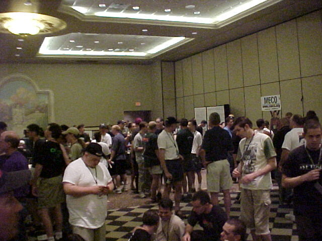 The vendor area.