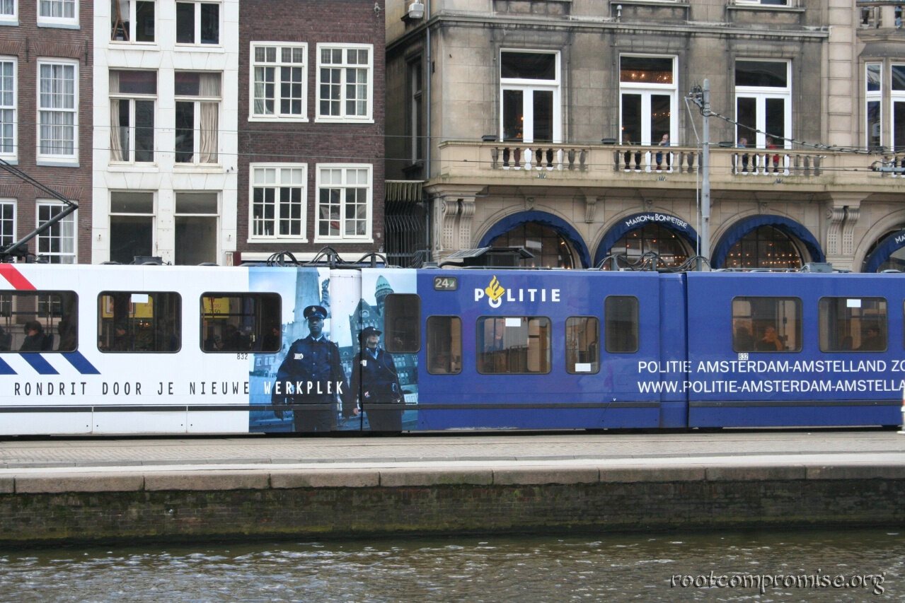 Advertising your city police.