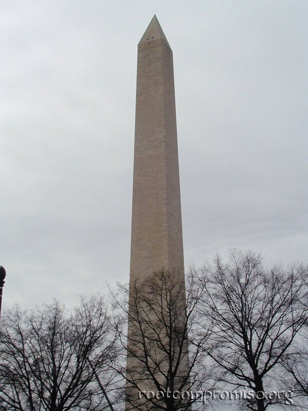 The Washington Monument.