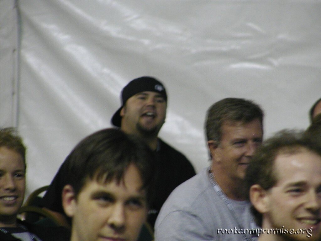 He didn't stop yelling the whole night.