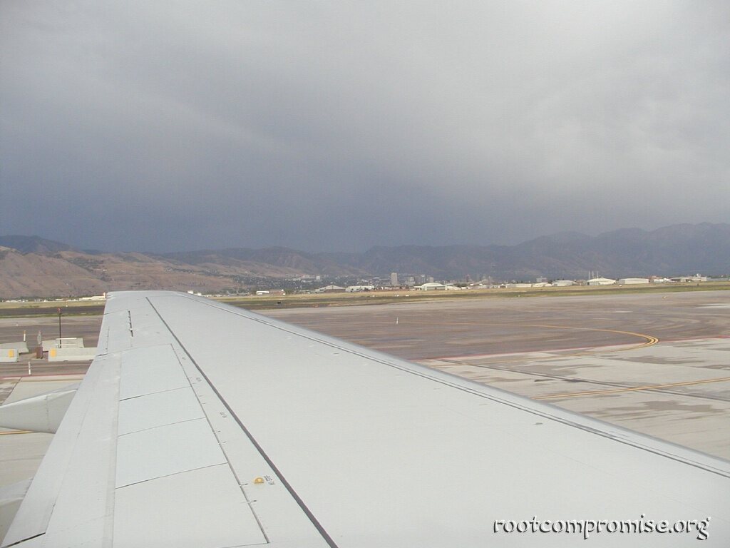 Nothing.  But we eventually got to Salt Lake City alive and well.  Defcon's over.
