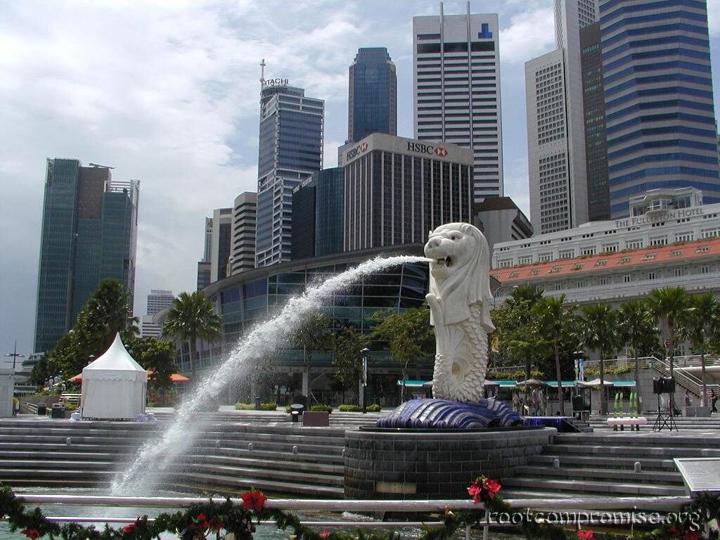The Merlion again.