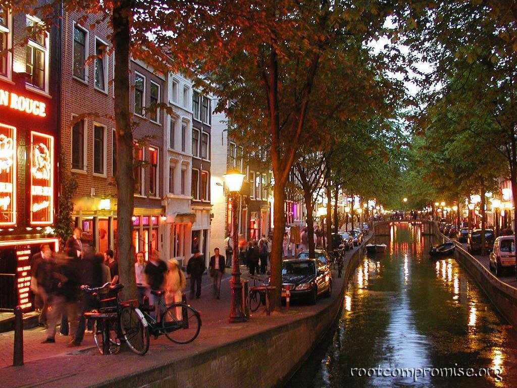 Amsterdam Red Light District.