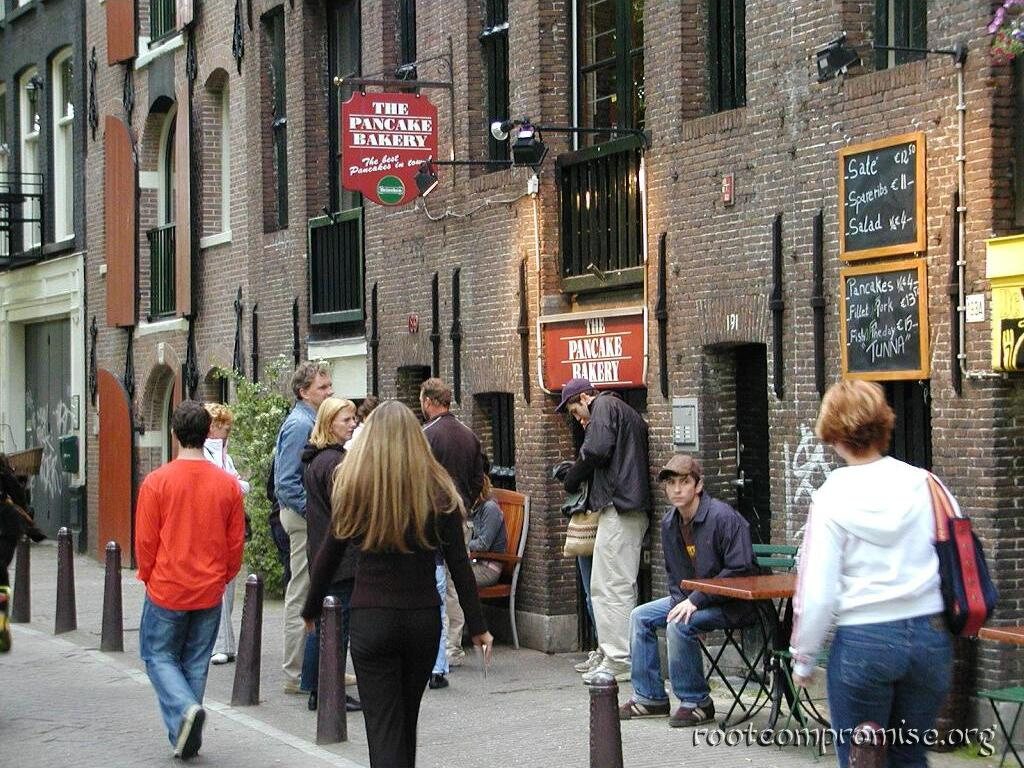 Where we ate that evening.  The Pancake Bakery.