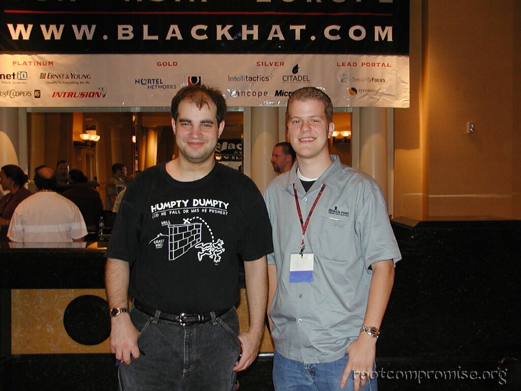 Me and Dan Kaminsky.