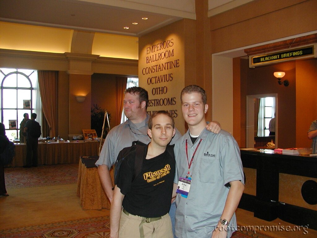 Me and Jay Beale. kampf in the background.
