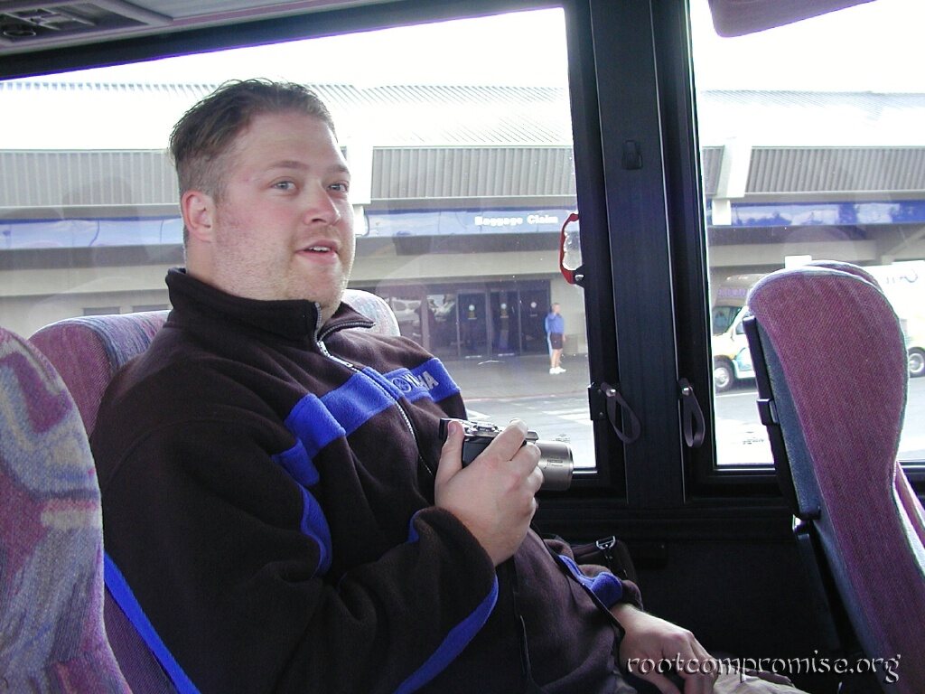 kampf on the bus from Reno to Tahoe.