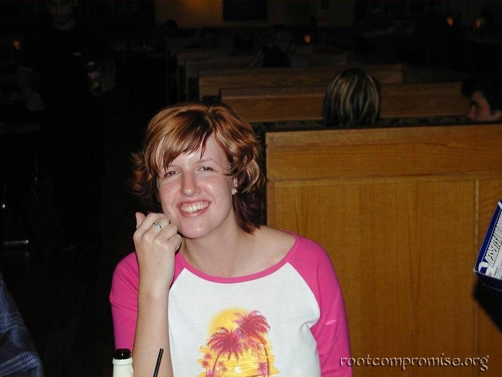 Rachel at Mr. Lucky's Diner.