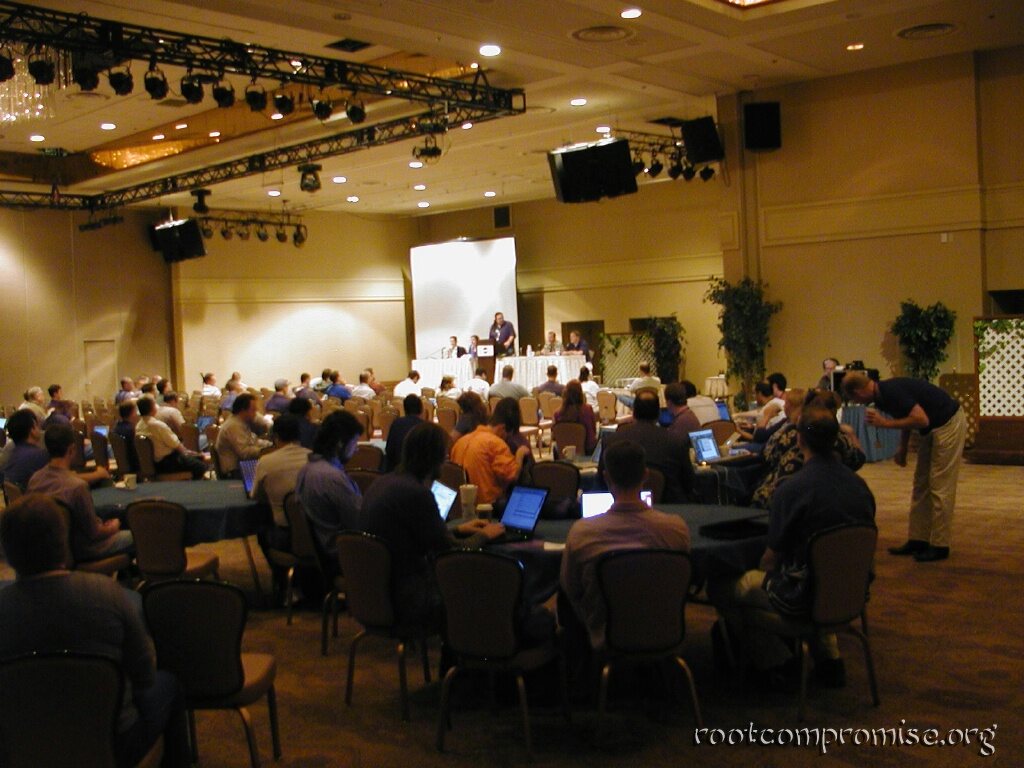 Not a bad turnout for the forst session on the first day.