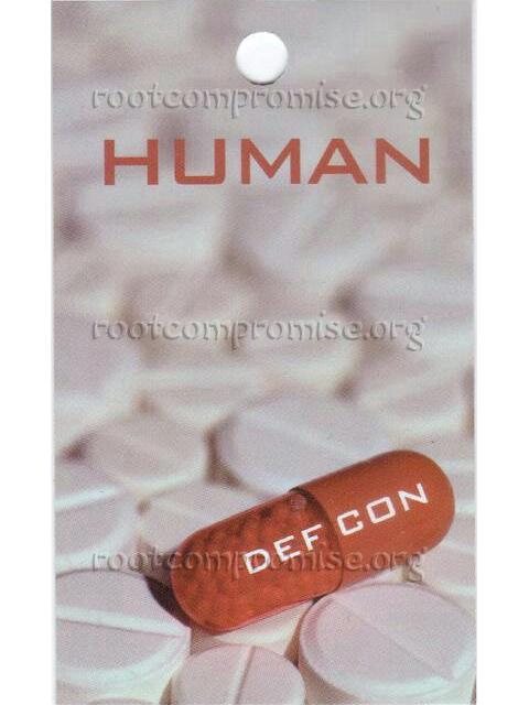 Defcon 8 Human Badge.