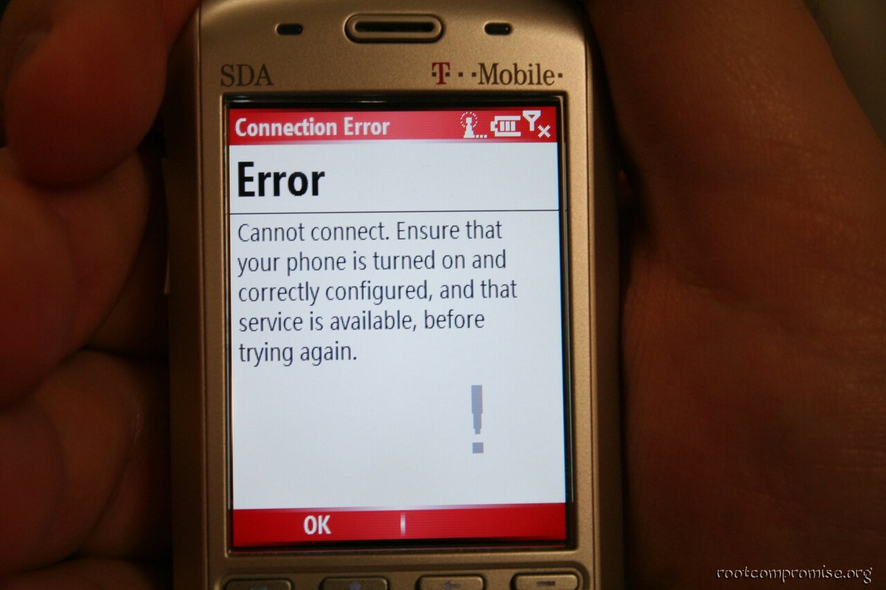 Make sure your phone is on?